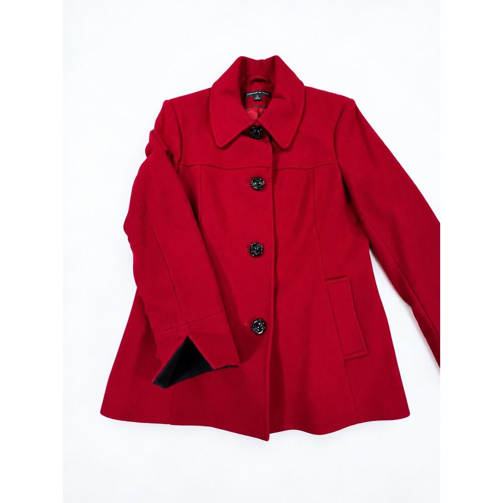 Preston & York Women’s Wool Blend Coat – Cardinal Red – Size M – NWT - Picture 2 of 8